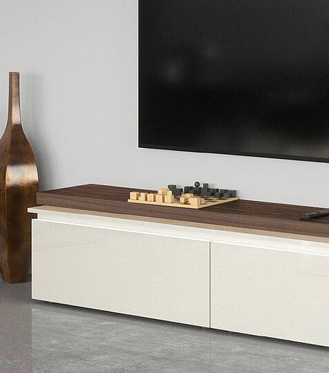 STRUCTURA 407, Milano walnut reproduction (2)