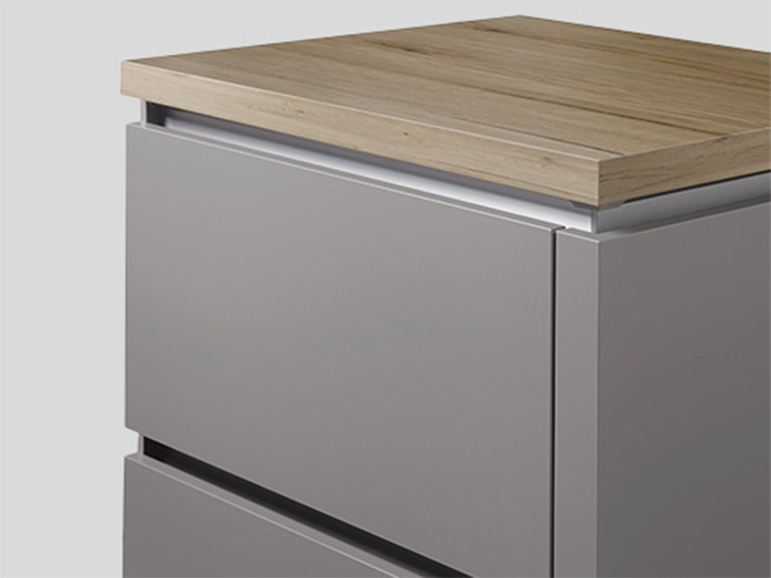  Handle 002, Recessed Handle (LINE N), Stainless steel finish 