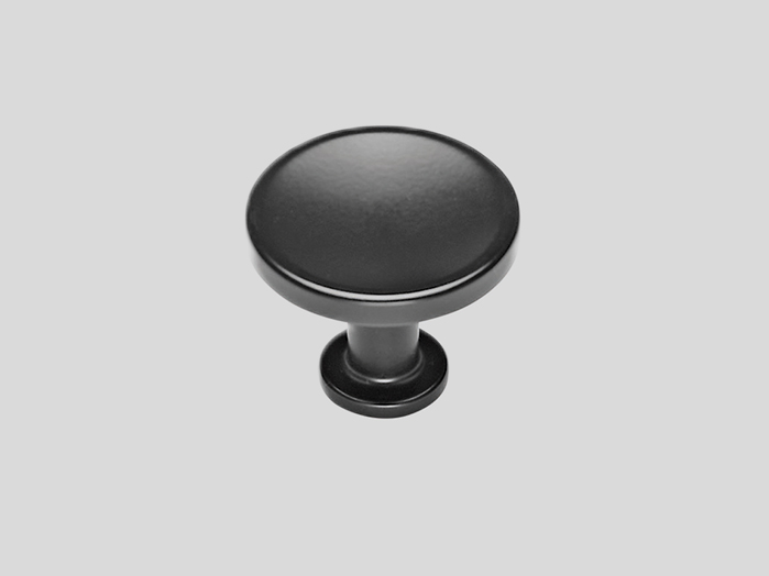  Handle 242, Metal knob, Black 