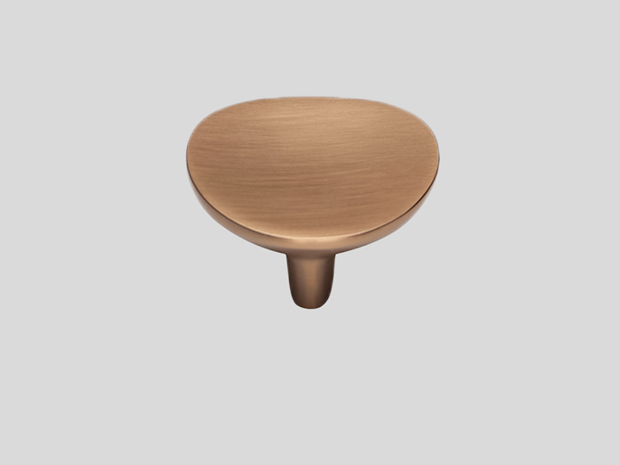  Handle 246, Metal knob, Bronze metallic colour 