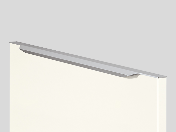  Handle 550, Bar handle, Stainless steel finish 