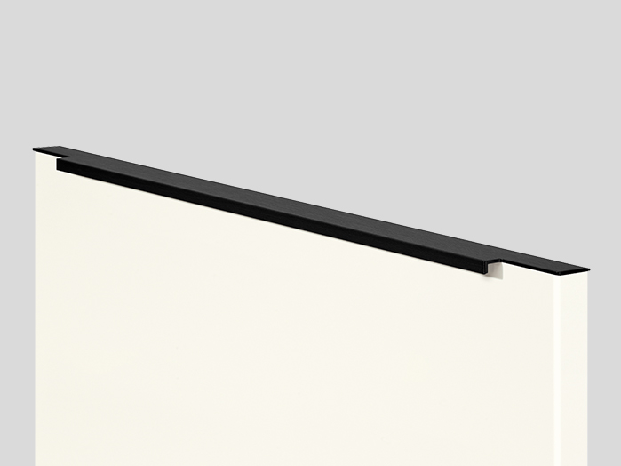  Handle 870, Bar handle, Black, in door width 