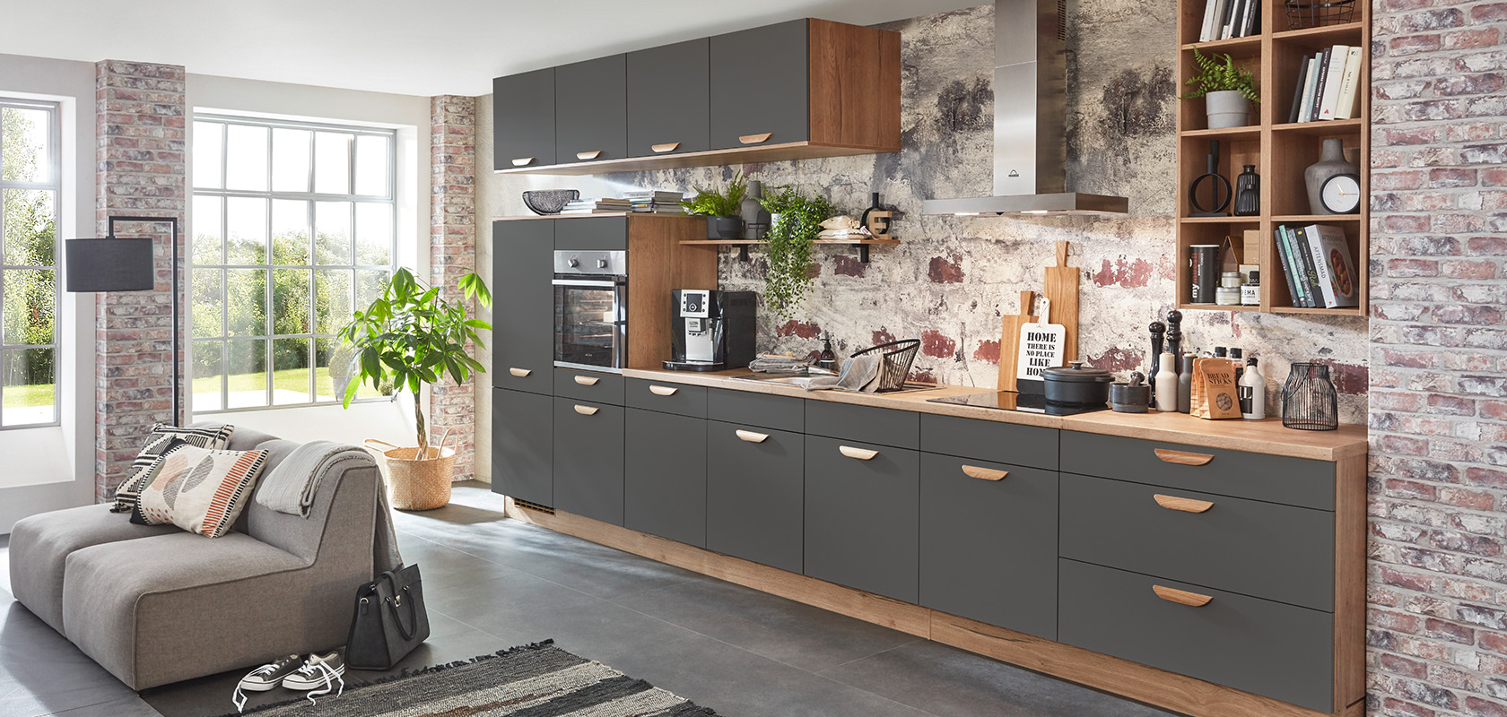 Create beautiful accents with the carcase colours from German Kitchen Studio.