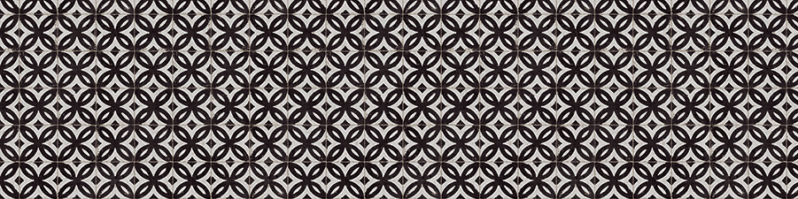 Seamless monochromatic pattern with a rhythmic arrangement of abstract geometric shapes, providing a modern and stylish background for web design.